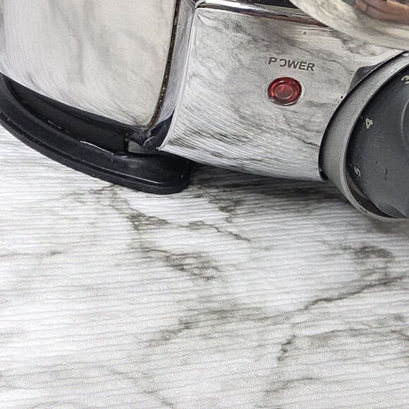 All-Clad 6071 Waffle Maker Round Stainless Steel Tested Works Pre-owned - Picture 10 of 10